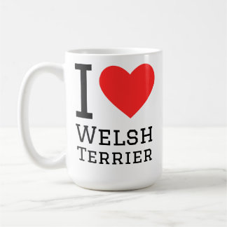 Mug J'adore le terrier gallois