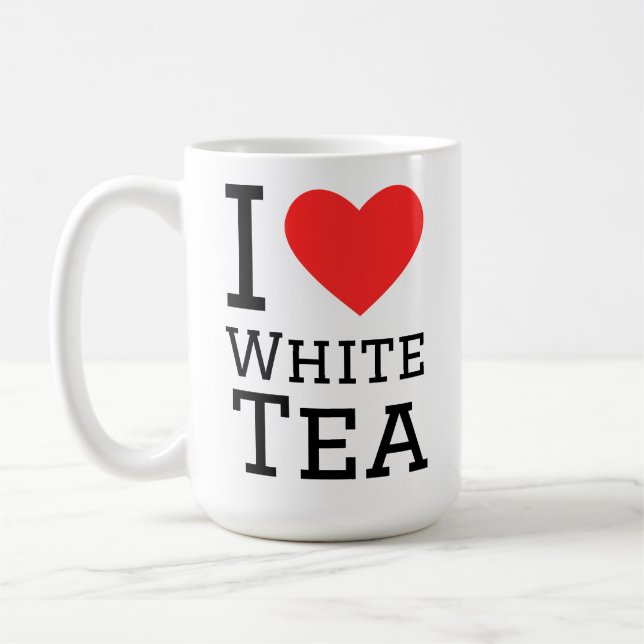 Mug J'adore le thé blanc (Gauche)