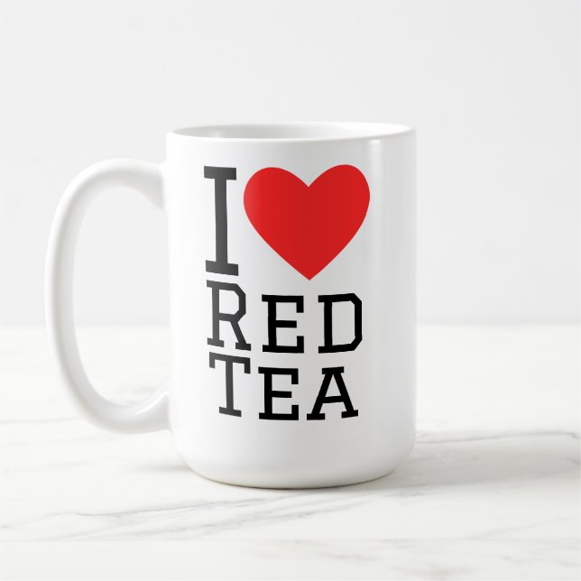 Mug J'adore le thé rouge (Gauche)