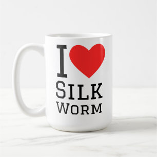 Mug J'adore le ver de soie