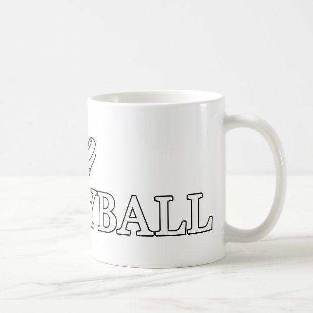 Mug J'adore le volley-ball (Droite)