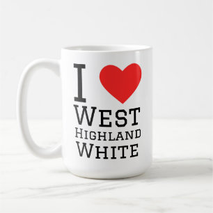 Mug J'adore le west highland white