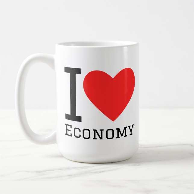 Mug J'adore l'économie   (Gauche)