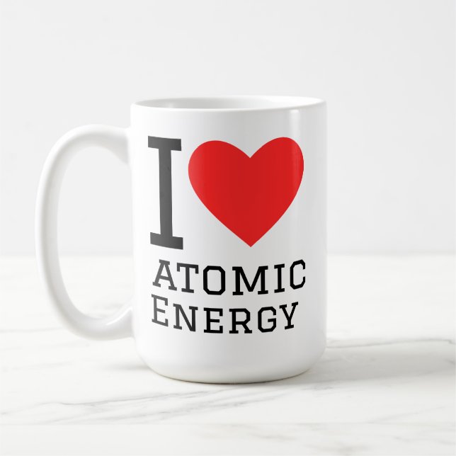 Mug J'adore l'énergie atomique  (Gauche)