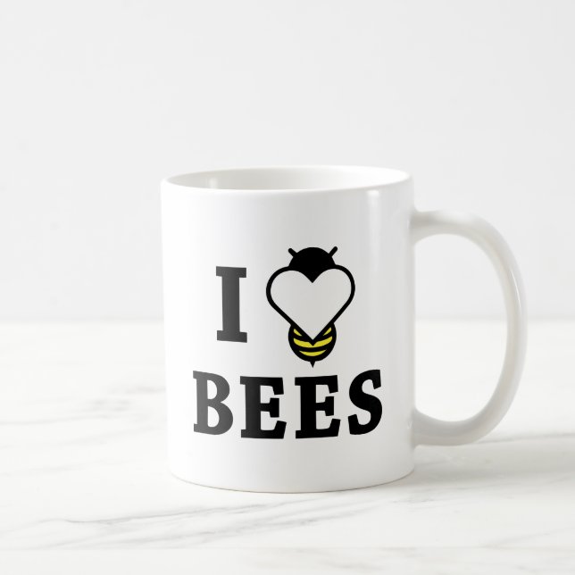 Mug J'adore les abeilles (Droite)