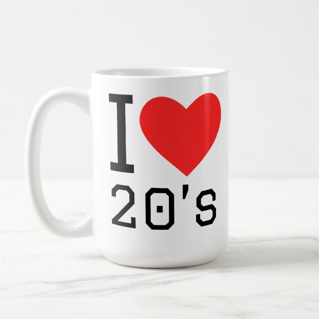 Mug J'adore les années 20 (Gauche)