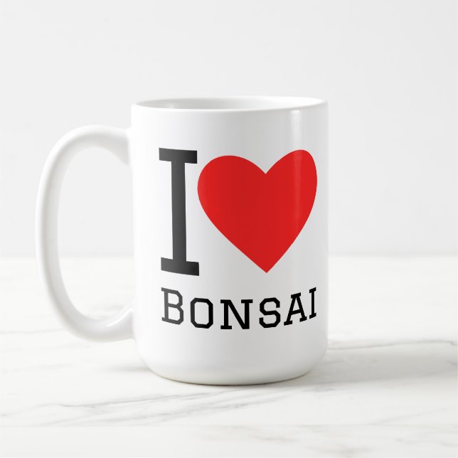Mug J'adore les bonsaïs (Gauche)