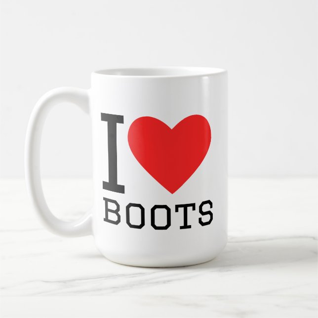Mug J'adore les bottes (Gauche)