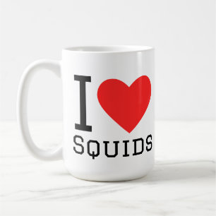 Mug J'adore les calmars