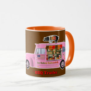 Mug J'adore les camions (camions de BBQ)
