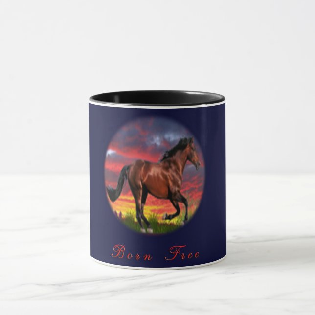 Mug J'adore les chevaux (Centre)