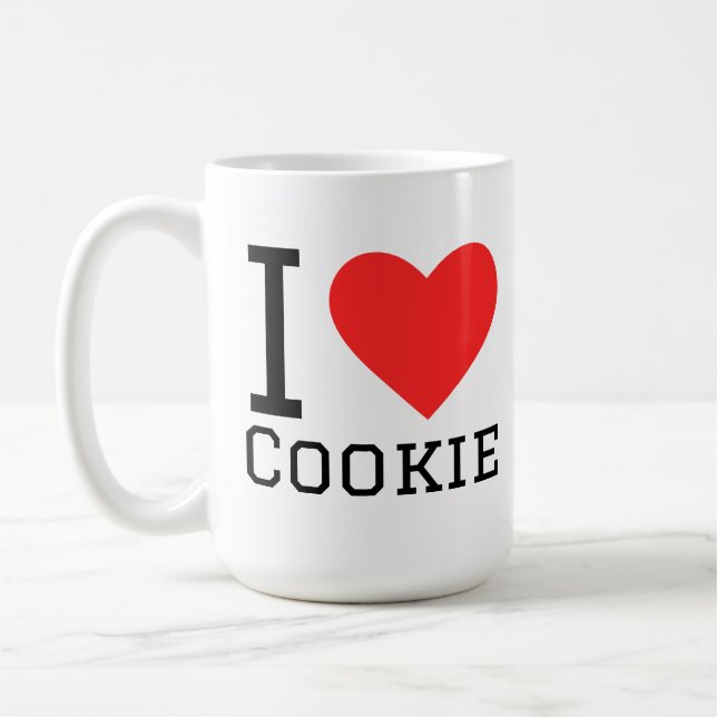 Mug J'adore les cookies (Gauche)