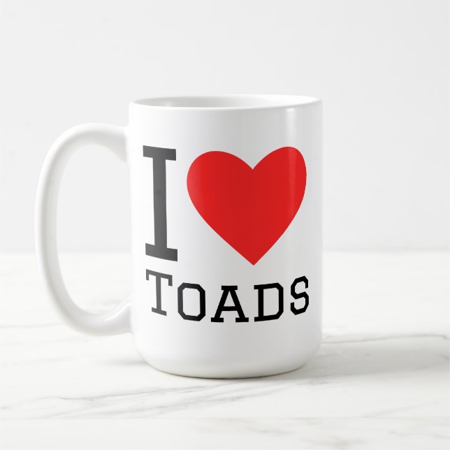 Mug J'adore les crapauds (Gauche)