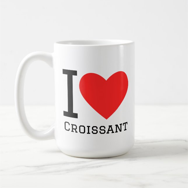 Mug J'adore les croissants  (Gauche)