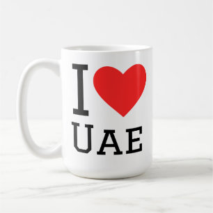Mug J'adore les Émirats arabes unis