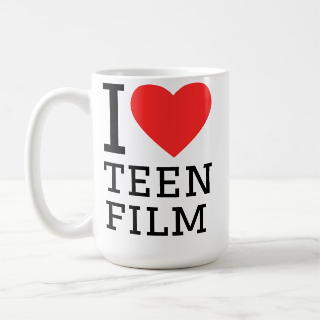 Mug J'adore les films d'adolescents (Gauche)