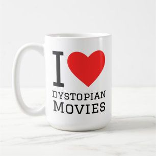 Mug J'adore les films dystopiques