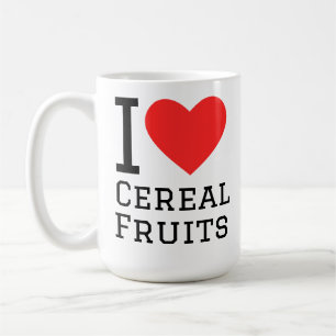 Mug J'adore les fruits de céréales