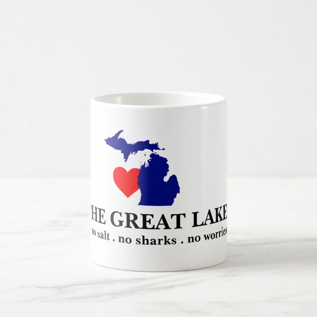Mug J'adore les Grands Lacs (Centre)