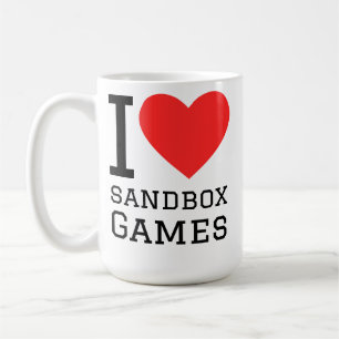Mug J'adore les jeux de type sandbox