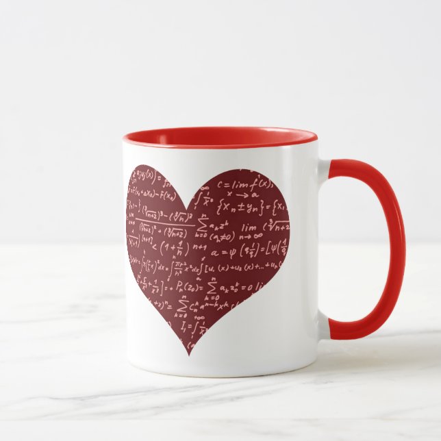 Mug J'adore les maths (Droite)