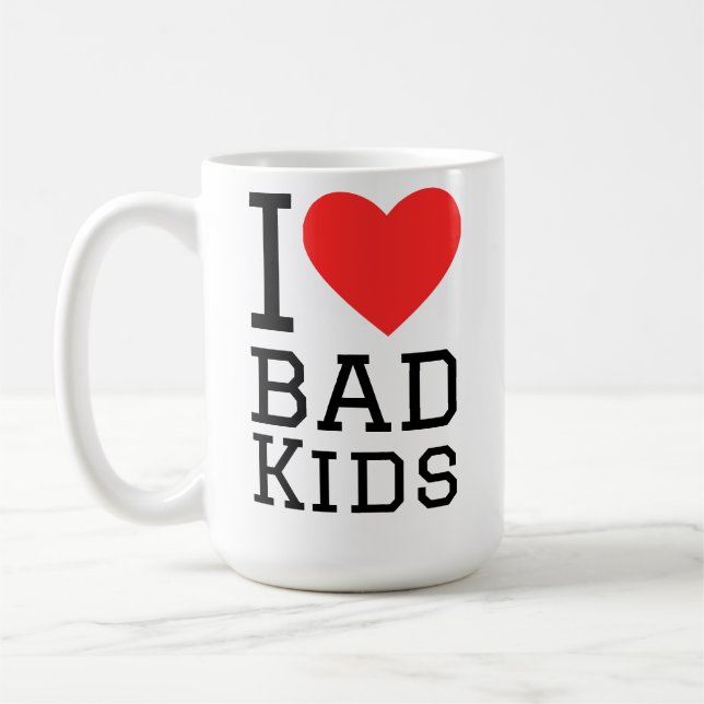 Mug J'adore les mauvais enfants (Gauche)