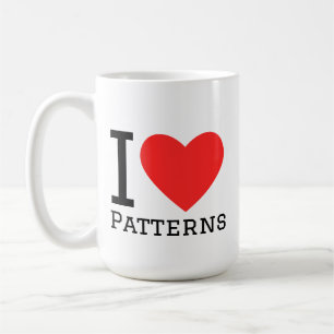 Mug J'adore les motifs