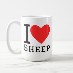 Mug J'adore les moutons 