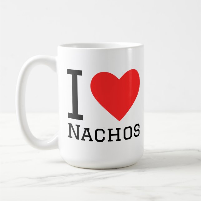 Mug J'adore les nachos (Gauche)