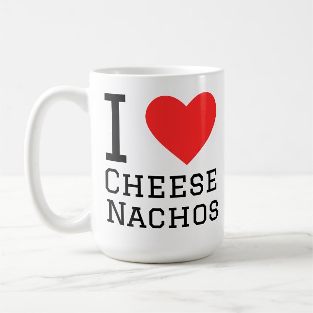 Mug J'adore les nachos au fromage (Gauche)