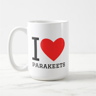 Mug J'adore les perruches