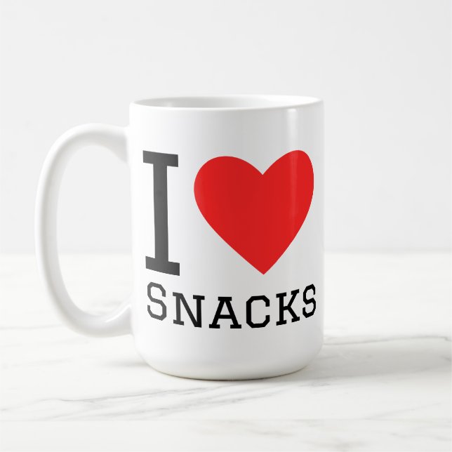 Mug J'adore les snacks (Gauche)