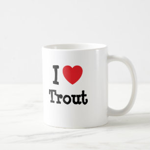 Mug J'adore les T-shirts du coeur de la truite