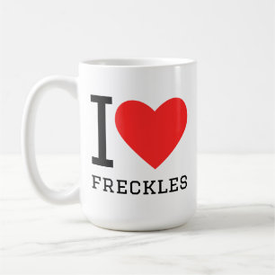 Mug J'adore les taches de rousseur