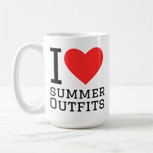 Mug J'adore les tenues d'été