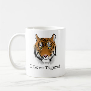 Mug J'adore les tigres !