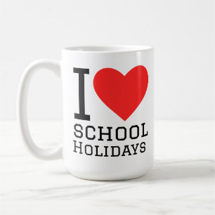 Mug J'adore les vacances scolaires
