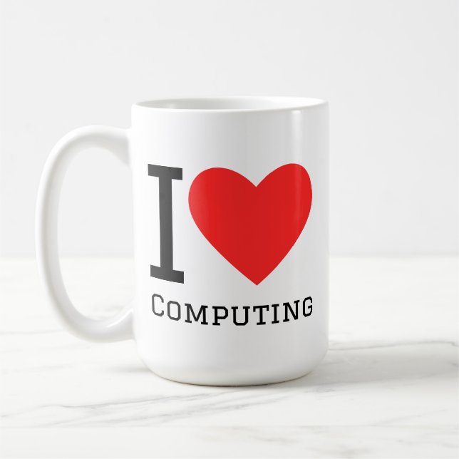 Mug J'adore l'informatique  (Gauche)