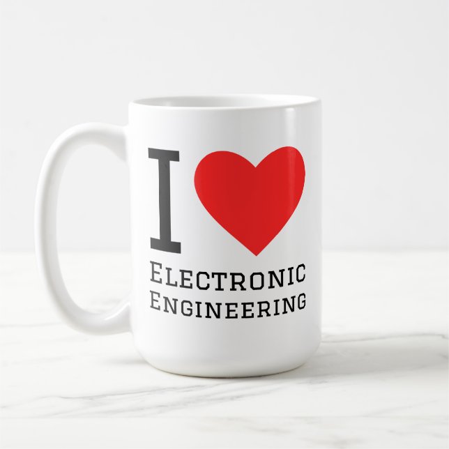 Mug J'adore l'ingénierie électronique  (Gauche)