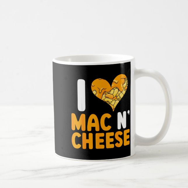 Mug J'adore Mac N' Cheese Drôle Mac Et Fromage  (Droite)