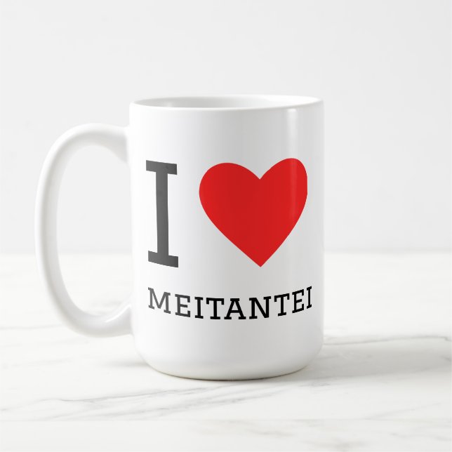 Mug J'adore meitantei  (Gauche)