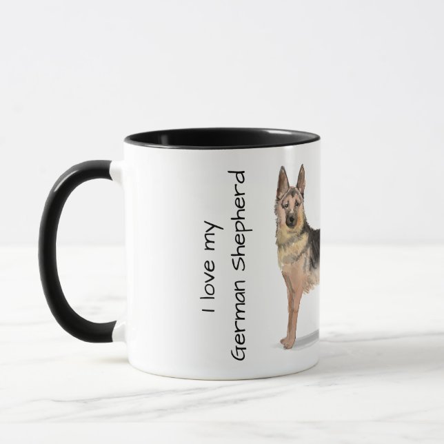 Mug J'adore mon berger allemand (Gauche)