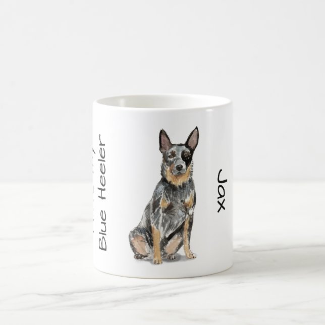 Mug J'adore mon Blue Heeler (Centre)
