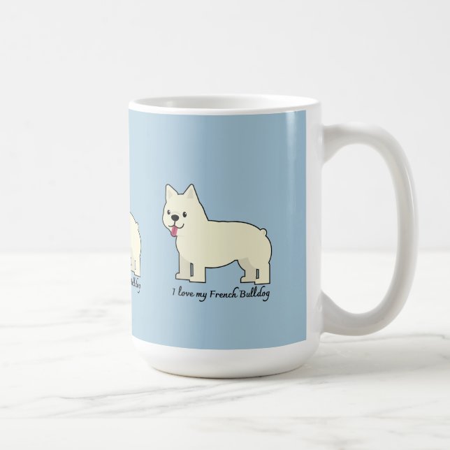 Mug J'adore mon Bouledogue Français (Droite)