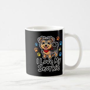 Mug J'adore mon chien mélange de Schnauzer et de Yorki