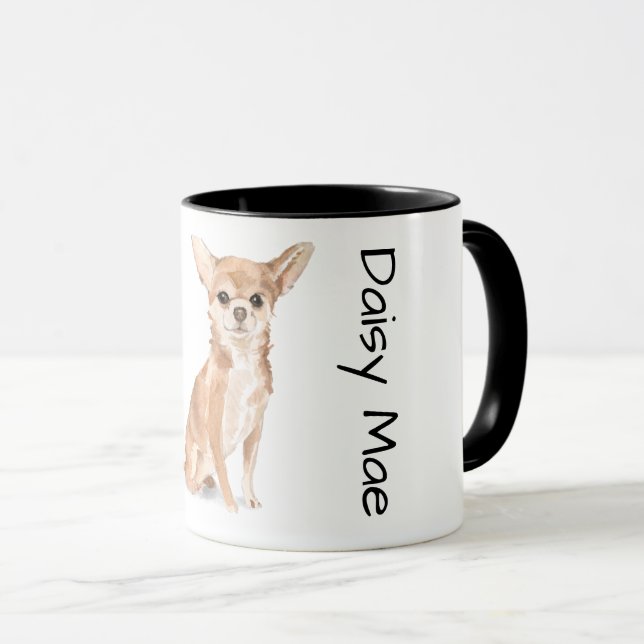 Mug J'adore mon Chihuahua  (Devant droit)