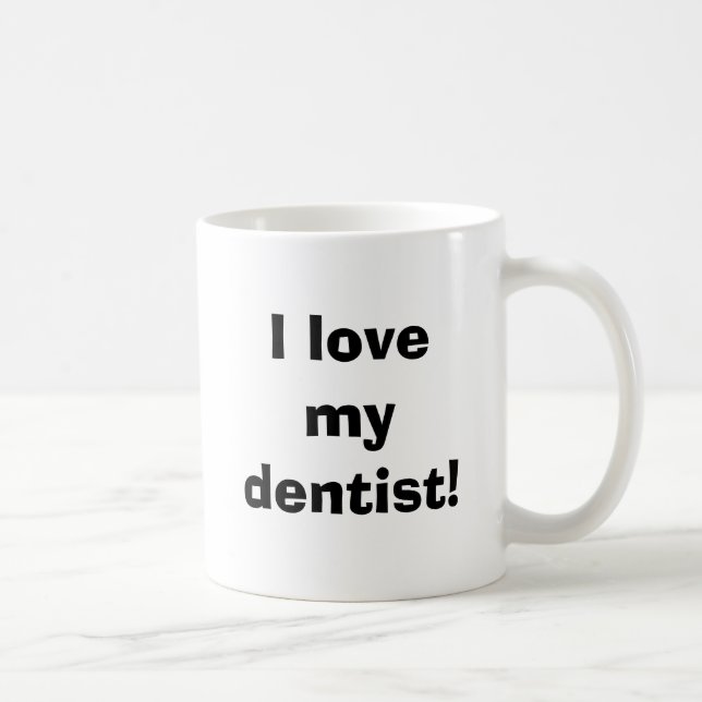 Mug J'adore mon dentiste ! (Droite)