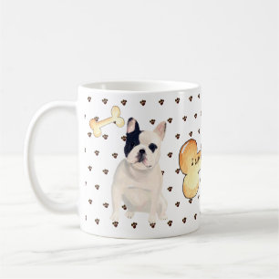 Mug J'adore mon dessin français Bulldog