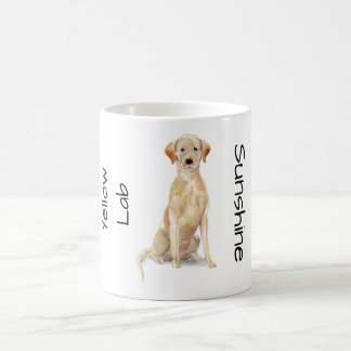 Mug J'adore mon Labrador jaune