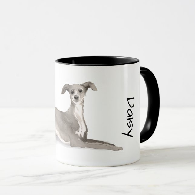 Mug J'adore mon Lévrier Italien (Devant droit)